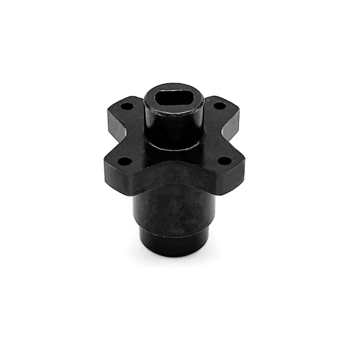 Metalen Sperdifferentieel Spoel Differentieel Sper Differentieel Vervanging voor Axial RBX10 Ryft 1/10 Afstandsbediening zwart