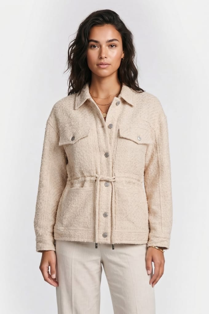 & Other Stories Gracienne Jacket Beige Größe: M | Overshirts Outlet | Damen | Braun