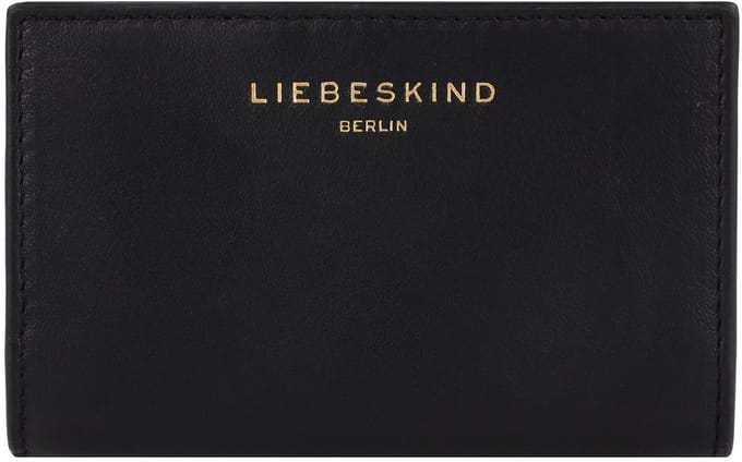 LIEBESKIND BERLIN Leren Kaarthoes Cloud Sheep Natural Lilith Card Case Black Zwart