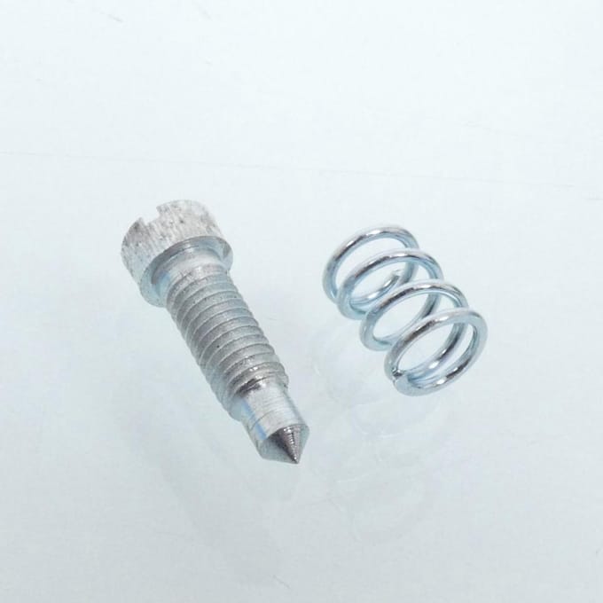 Vis de ralenti avec ressort pour carburateur Gurtner de mobylette Neuf M5