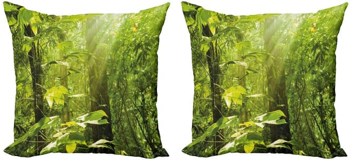 ABAKUHAUS Kussenhoes Set – 60x60 cm – Dubbelzijdig bedrukt – Multicolor