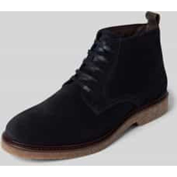 Veterschoen van suède
