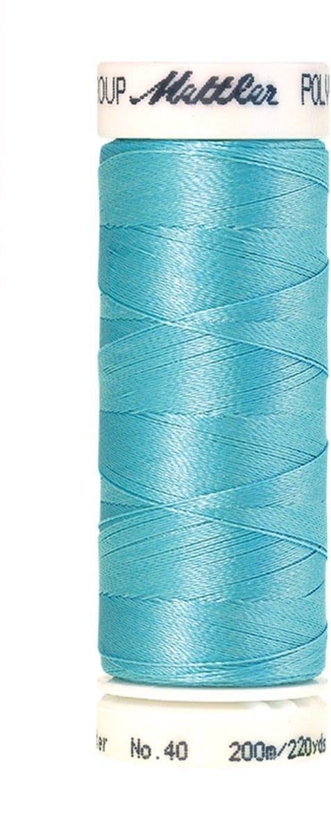 Mettler borduurgaren - Blauw - Nr 4430 - Polysheen - 200 meter