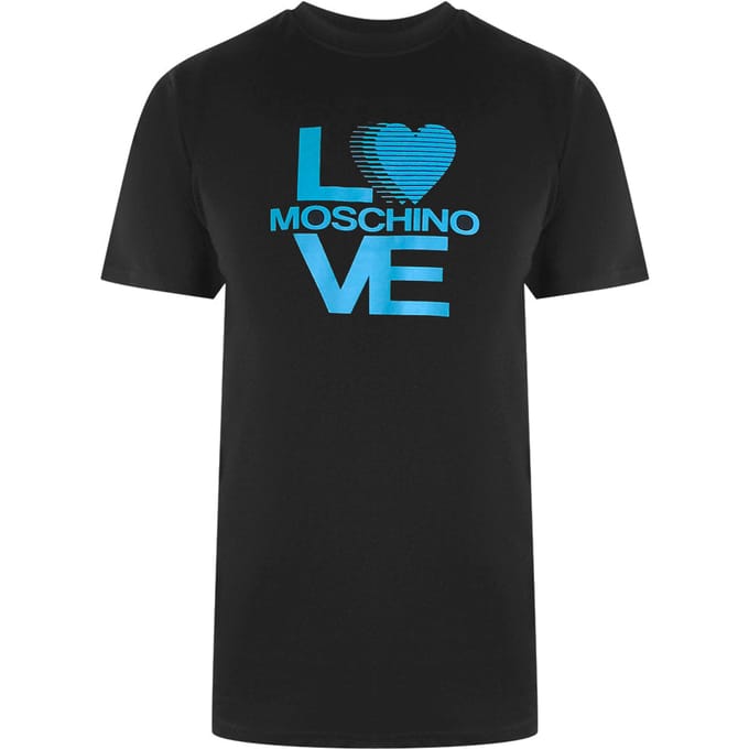 Love Moschino Logo Zwart T-shirt