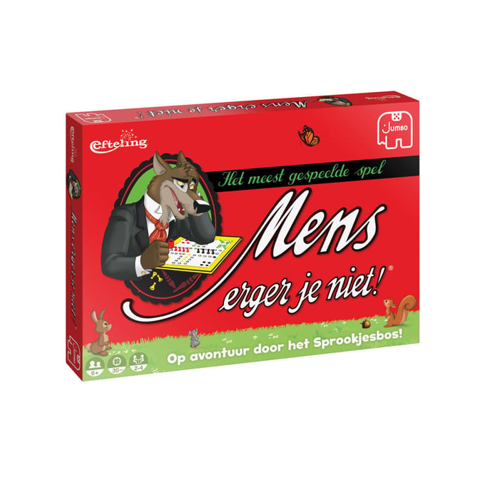 Jumbo - Mens Erger Je Niet! Efteling Sprookjesboom - Bordspel - vanaf 6 jaar - 2 tot 4 spelers