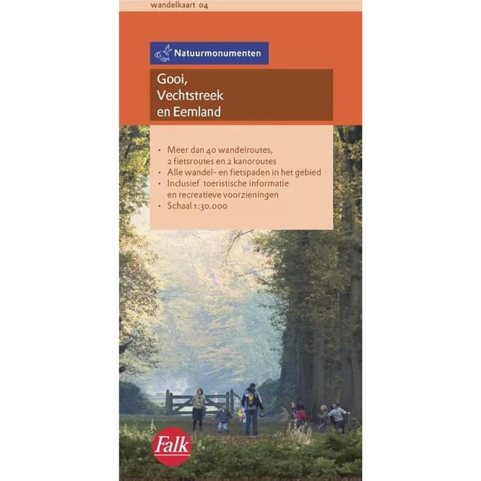 Falk Wandelkaart SBB 04 Gooi, Vechtstreek en Eemland