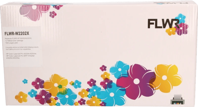 FLWR HP 220X (W2202X) geel (Compatible XXL)