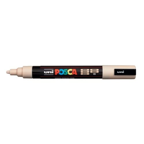 Posca marker met conische punt schrijfdikte medium beige