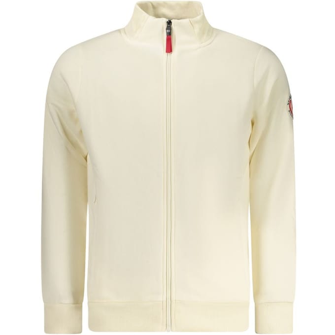 Noorwegen 1963 Witte Katoenen Heren Sweatshirt