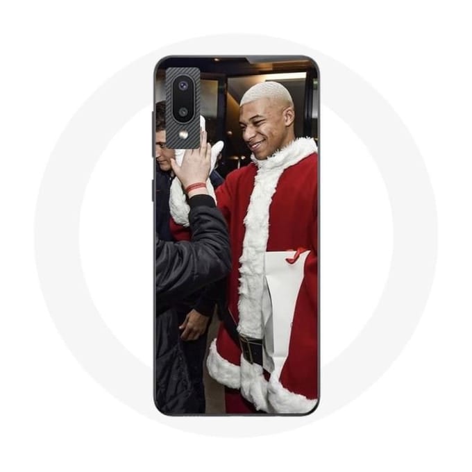 Coque pour Samsung Galaxy A02 Mbappé Foot Joyeux noël