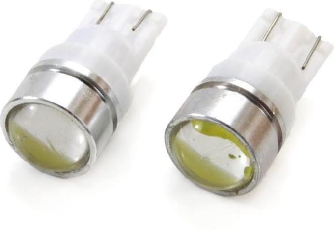 T10 - Cob - 3 LED - 12 volt - 2 stuks