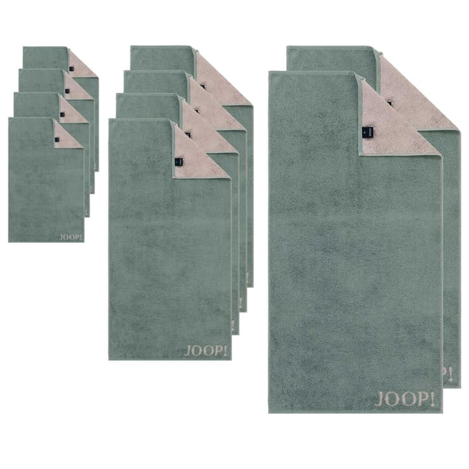 JOOP! Handdoek Classic Een maat, 50x100 Set van 10