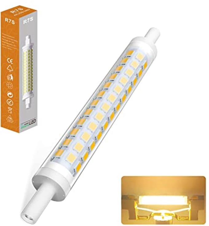 Dimmbare R7S LED Lamp 9W 118mm - 900LM Warm Wit Licht