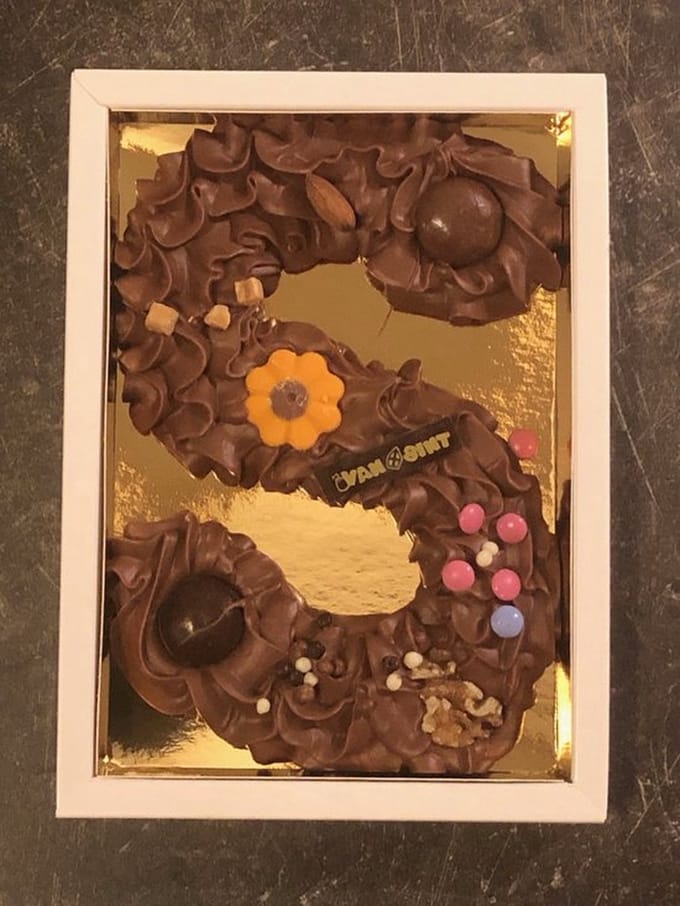 10 stuks - Liebechoc Ambachtelijke Chocolade Letters - 10 stuks
