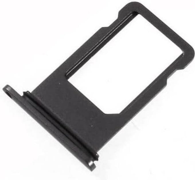 iPhone 13 Simkaart Houder Zwart Dubbel
