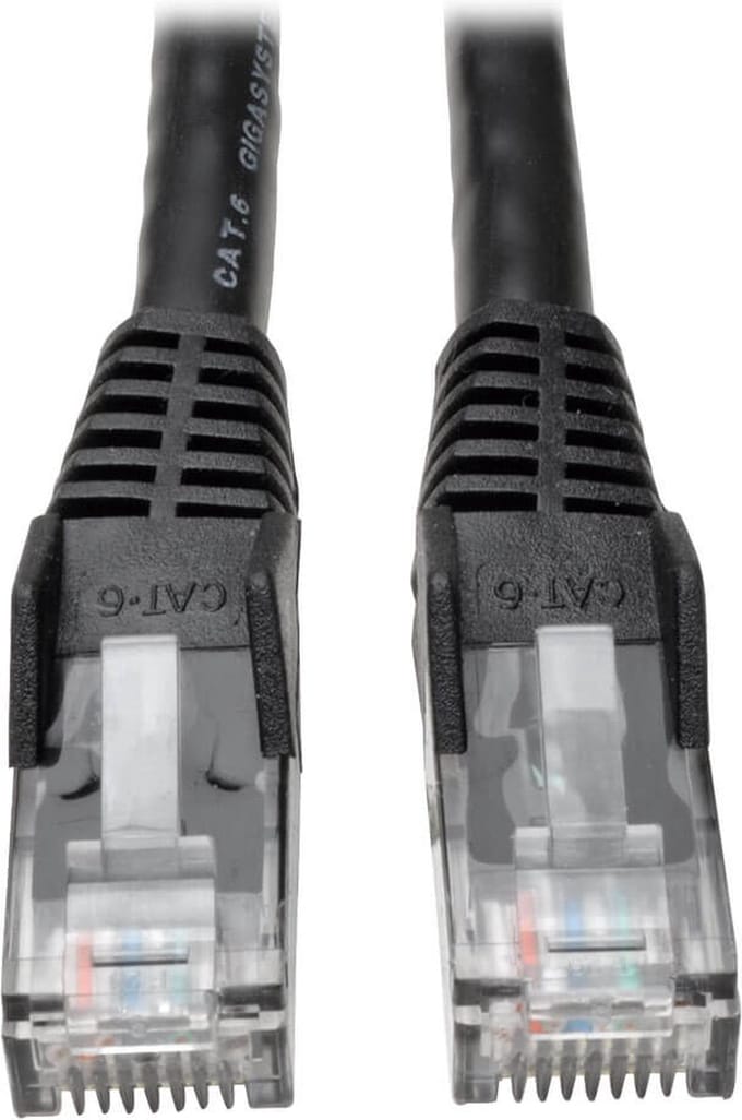 Tripp Lite N201-007-BK50BP netwerkkabel Zwart 2,1 m Cat6 U/UTP (UTP)