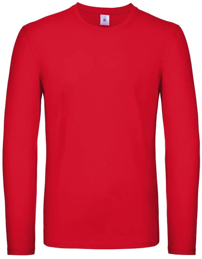 T-shirt met lange mouwen B&C E150