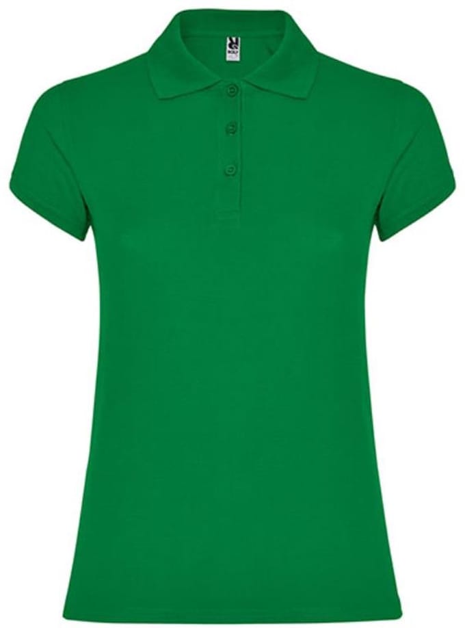 Roly - Star Dames Polo - Tropical Green 216 maat M