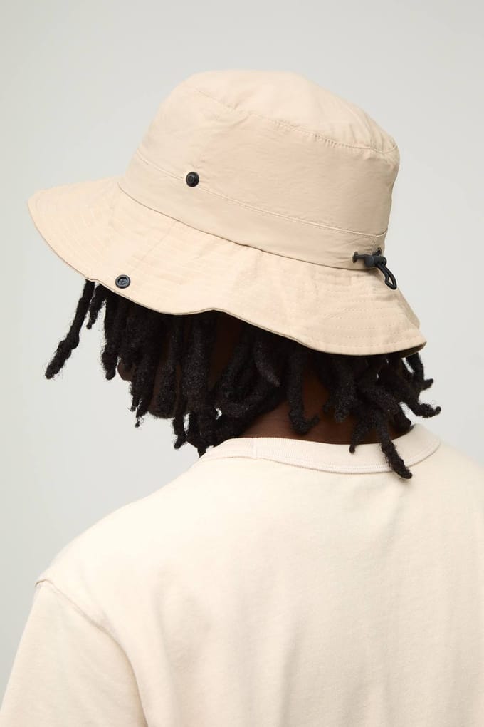 Opvouwbare Bucket Hat | Beige