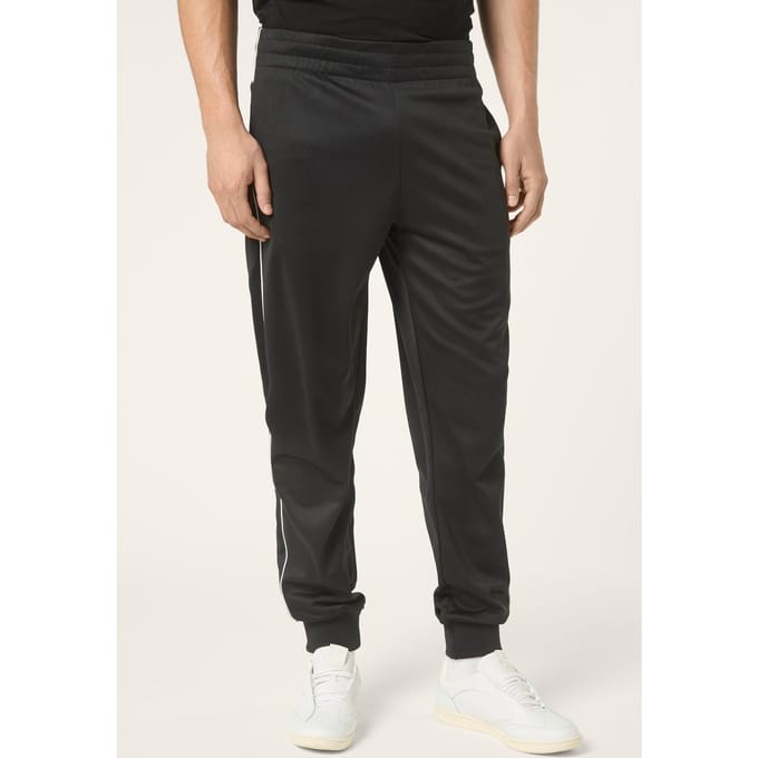 FILA Sagano Regular Track Pants Black-bright White Maat: S | Joggingbroeken Outlet | Heren | Zwart