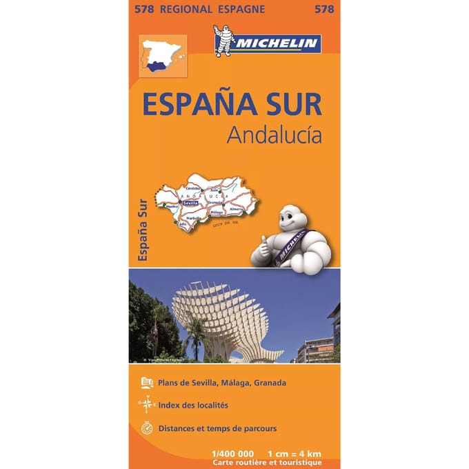 Michelin wegenkaart Regional 578 Spanje zuid