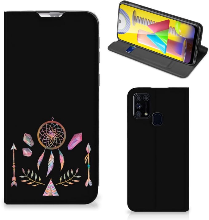 Samsung Galaxy M31 Magnet Case Boho Dreamcatcher