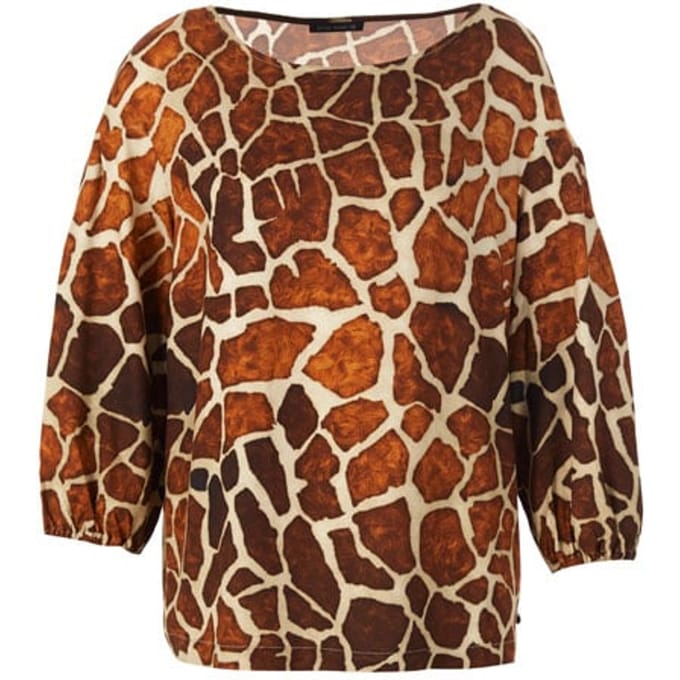 River Woods Loose Sleeve Shirt Brown Maat: 34 | Blouses Outlet | Dames | Bruin