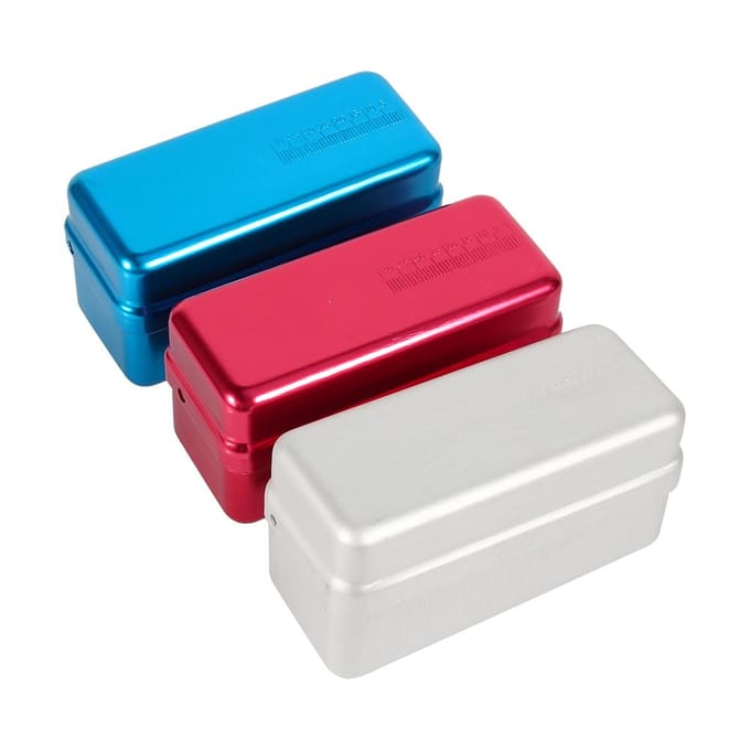 72 Gaten Aluminium Legering Sterilisator Koffer Tandheelkundige Gebruik Houder Desinfectie Doos(Blauw) blauw