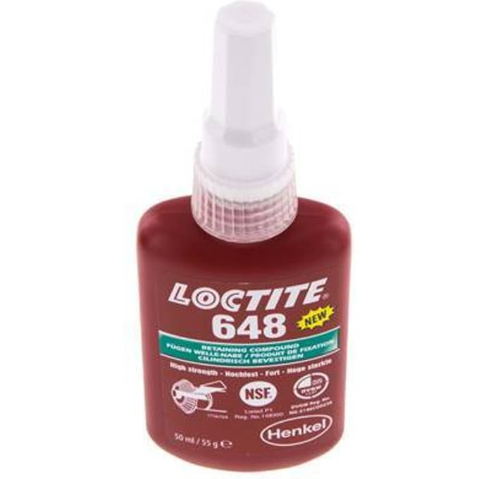 Loctite 648 Groene 50 Ml Voorgelockte Lijm