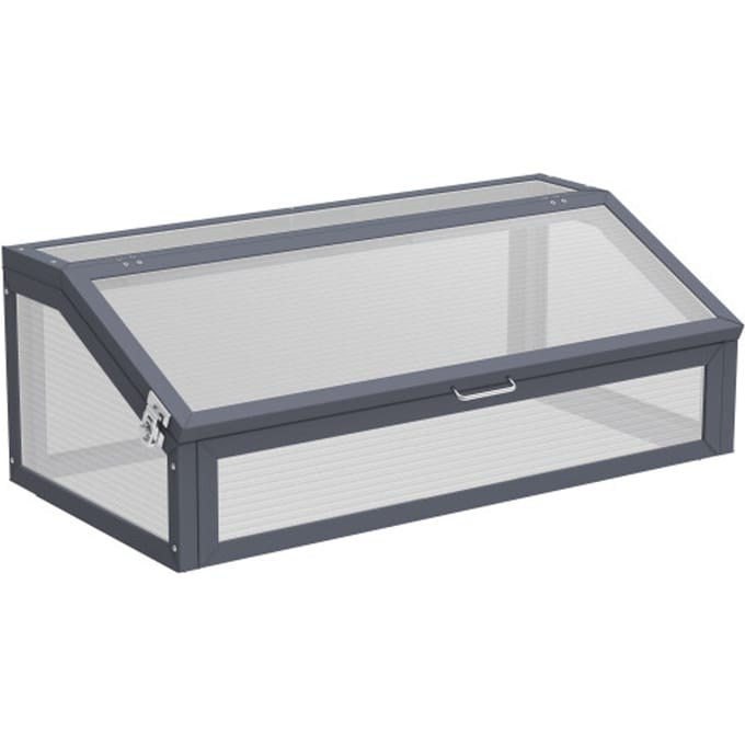 Westmann Tega Kweekkas Metaal 100x50x36 cm - 8mm Polycarbonaat platen