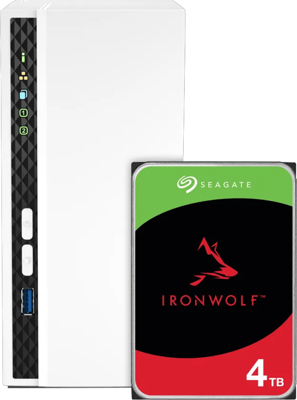 QNAP TS-233 + Seagate Ironwolf 4TB