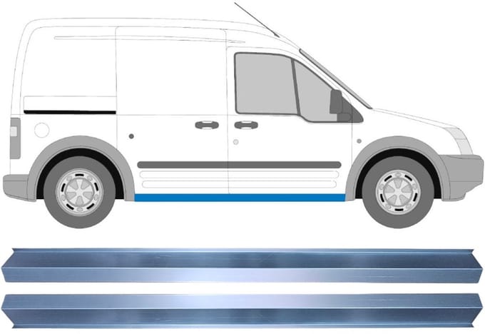 Reparatie dorpel voor Ford Transit Connect 2003-2013 / Links = Rechts / Set