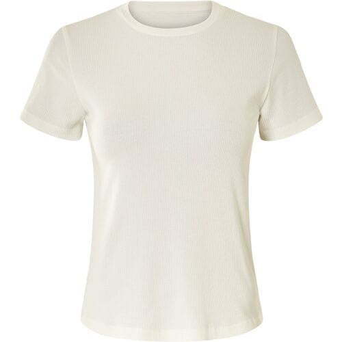 esmara Geribd dames shirt (M (40/42), Wit)