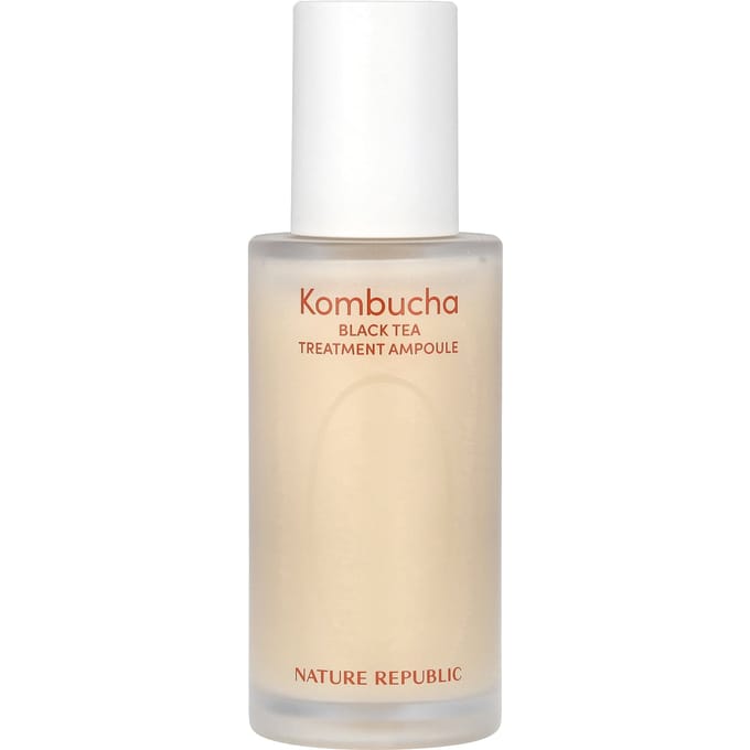 Nature Republic, Kombucha Black Tea, Treatment Ampoule 78%, 1 unit white