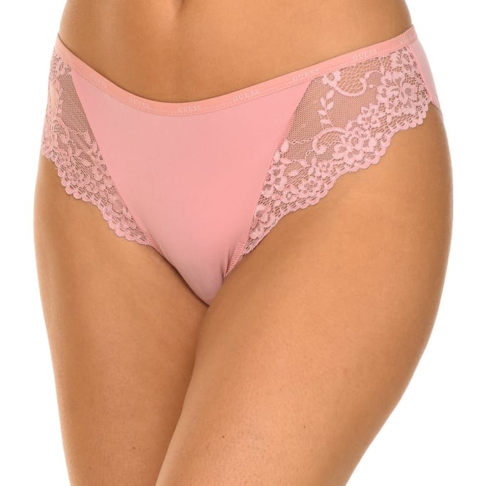 Slip met kanten voorstukjes O0BE01MC03M vrouw