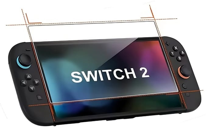 EFORYOU Nintendo Switch 2 tempered glass screenprotector