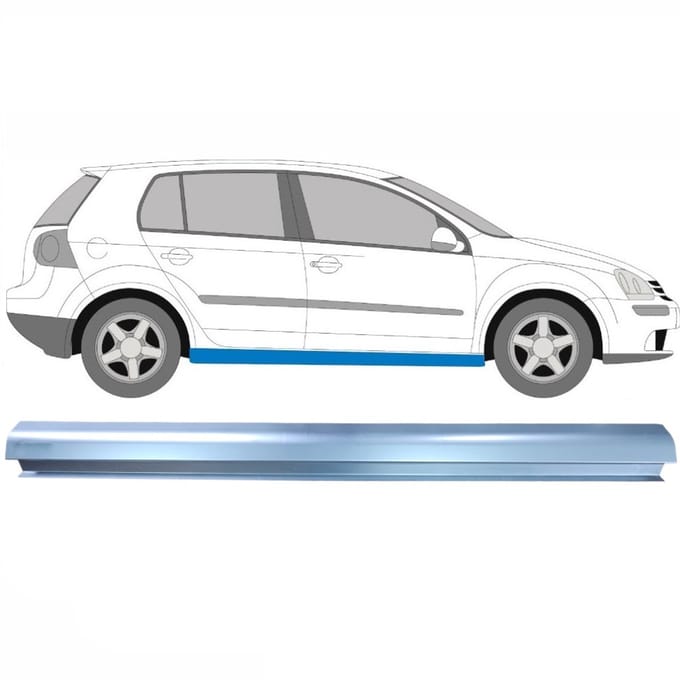 Reparatie dorpel voor Volkswagen Golf 5 2003-2009 / Links = Rechts (symmetrisch)