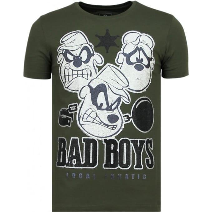 Beagle Boys - Grappige T shirt Mannen - 6319G - Groen