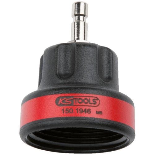 KS Tools 150.1946 Koelsysteem-adapter M45 x 3,0, rood