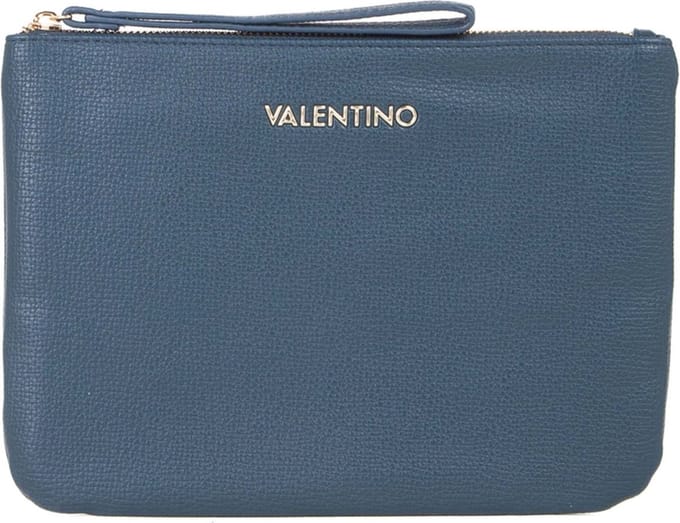 VALENTINO Toilettas Stereo Re Soft Cosmetic Case Blu Donkerblauw