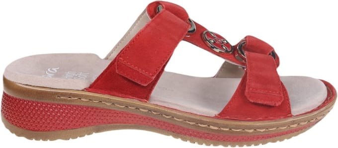 Ara Hawaii - dames sandaal - rood - maat 42 (EU) 8 (UK)