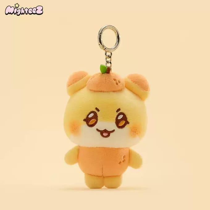 ATEEZ - [MIGHTEEZ FRUIT FAIRY] Pluche Sleutelhanger HONGJOONG beige