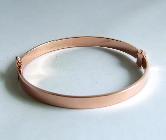 Rood gouden bangle