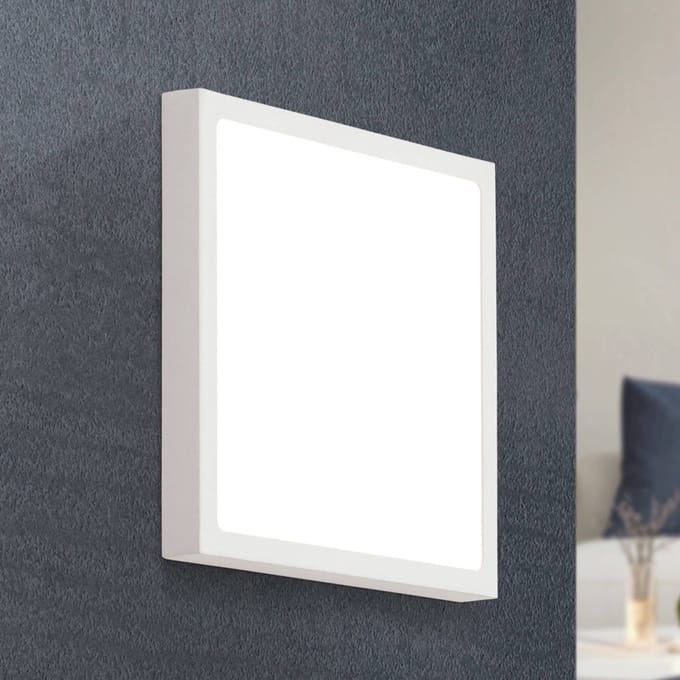 ORION LED wandlamp Vika in vierkante vorm, 23 cm