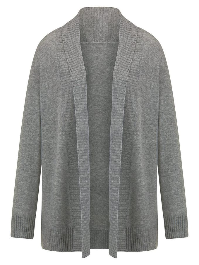 Lang vest Van Peter Hahn grijs