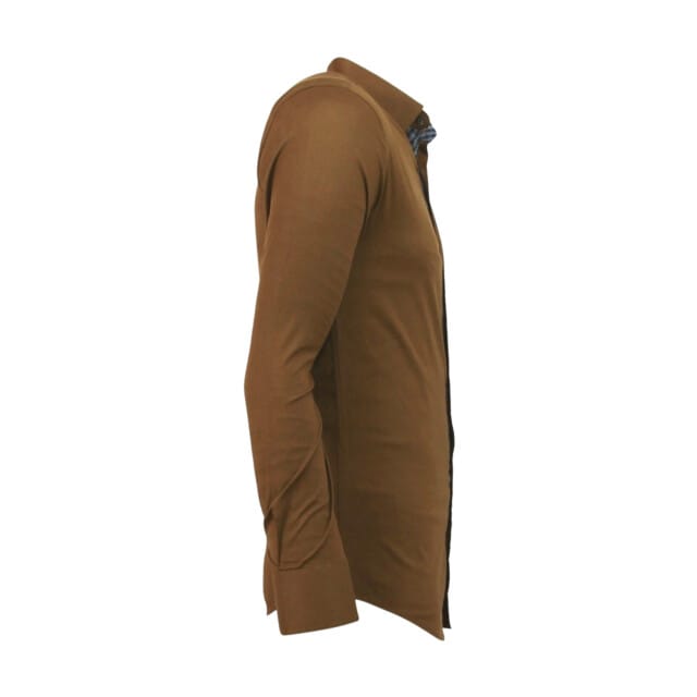 Blanco Heren Overhemd - Slim Fit - 3038NW - Bruin