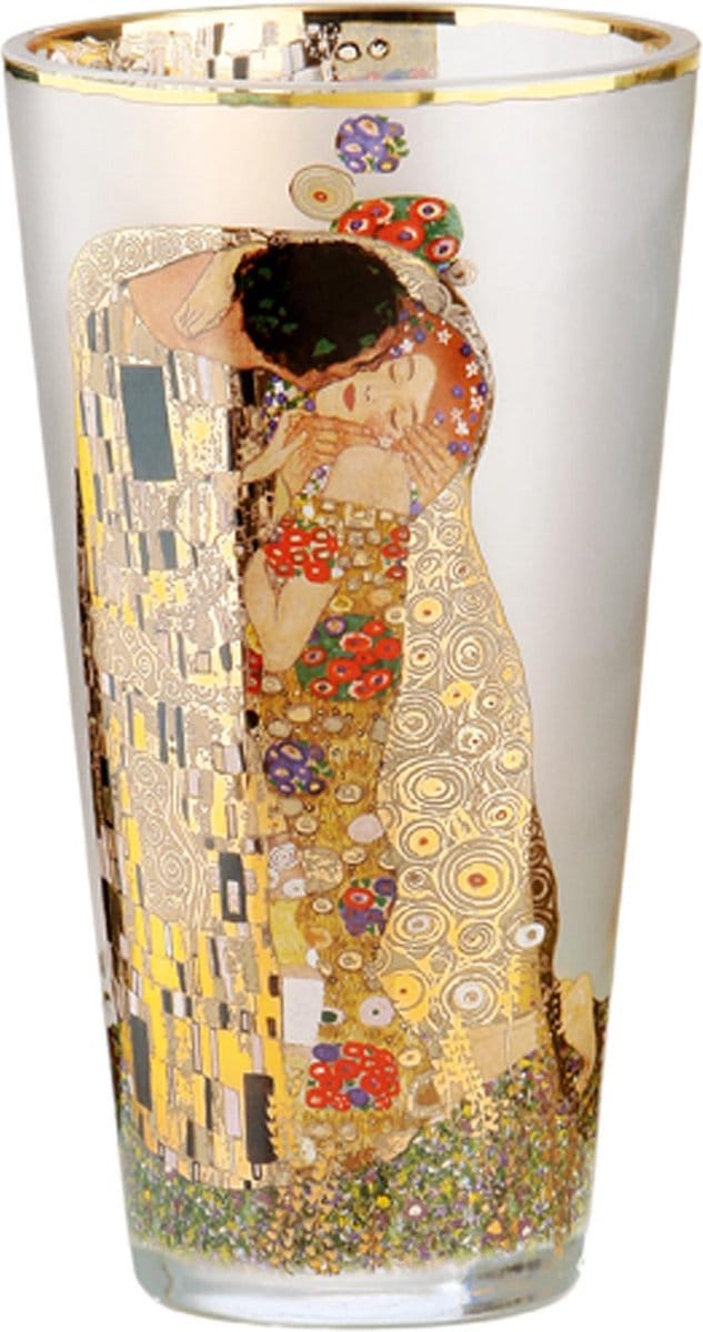 Goebel - Gustav Klimt | Vaas De Kus 20 | Artis Orbis - glas - 20cm - met echt goud