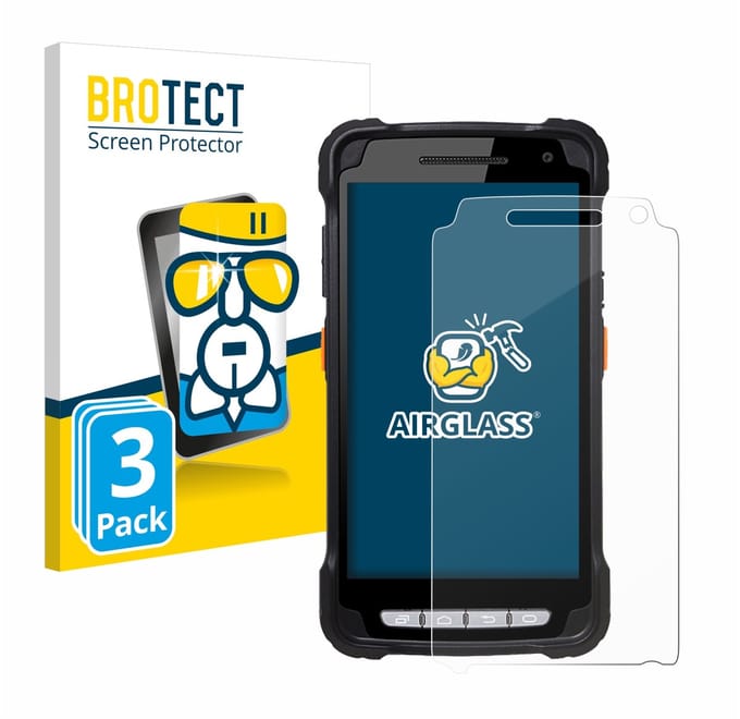 Screenprotector 3 Stuks voor Point Mobile PM90 Beschermglas transparant