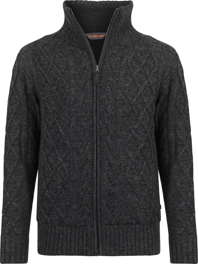 Life Line Morgan 2 Morgan Knit Full Zip Heren Groen Maat L