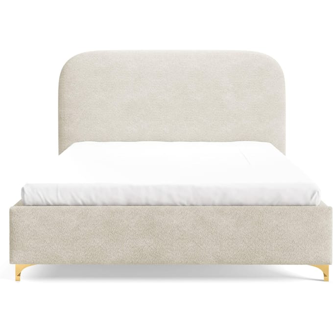 Bedframe Lisar bouclé met opbergruimte 200 x 200 cm | NADUVI Collection